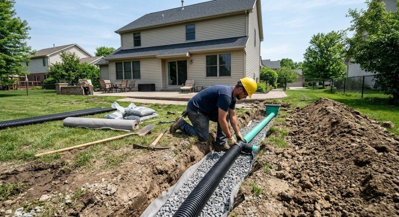 Landscape Drainage Installation Service